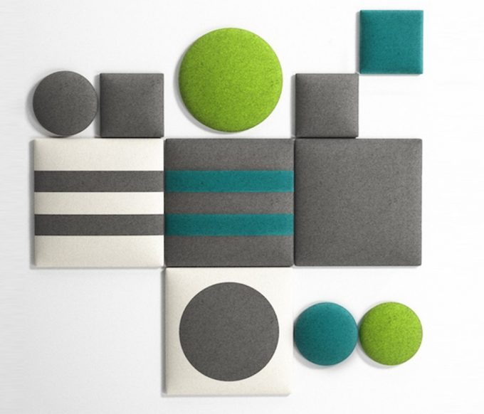 Squarebubbles Väggabsorbent