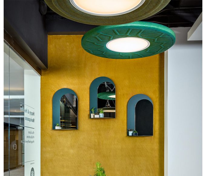 Ljudabsorberande lampa BuzziMoon
