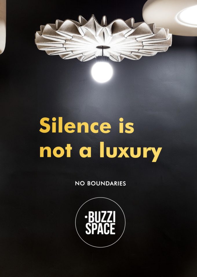 Ljudabsorberande lampa BuzziPleat Light