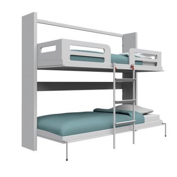 Fällbar våningssäng detalj stege