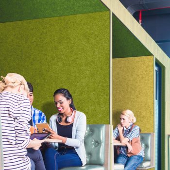 Akustisk tapet ECOfelt på väggar