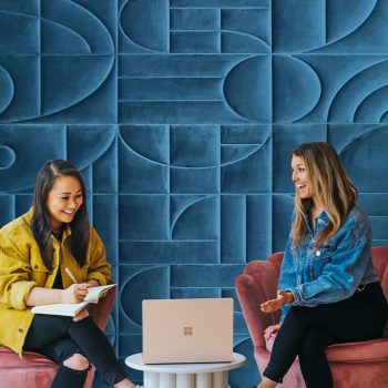 Väggpanel Jazz blå