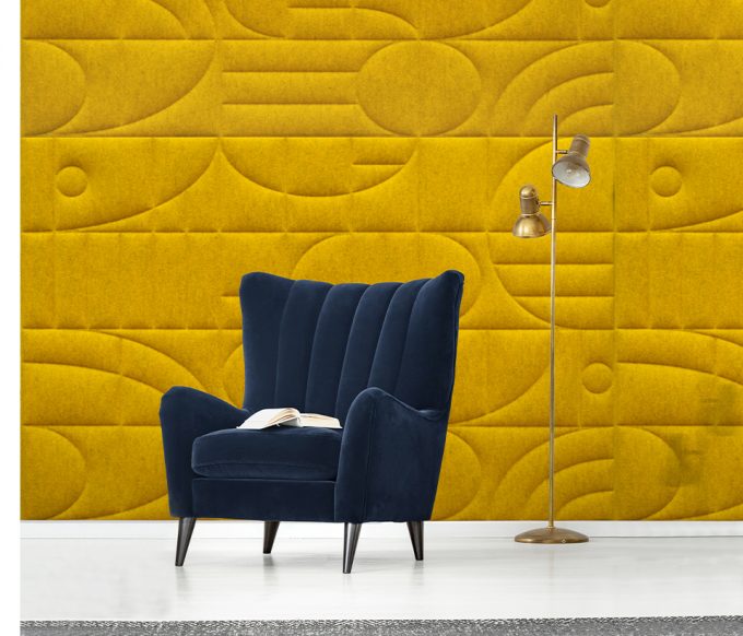 Väggpanel Jazz orange