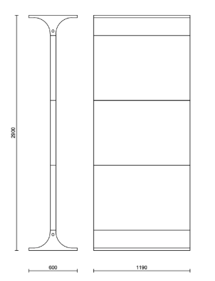 Akustisk rumsavdelare Story Wall