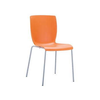 Stapelbar Stol Mio orange