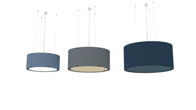 BuzziTrom Akustisk lampa blå