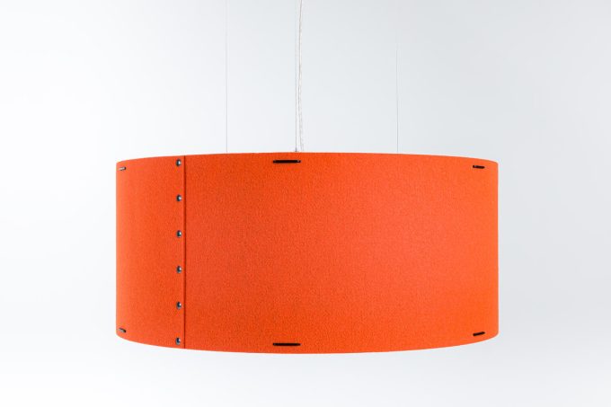 BuzziTrom Akustisk lampa orange