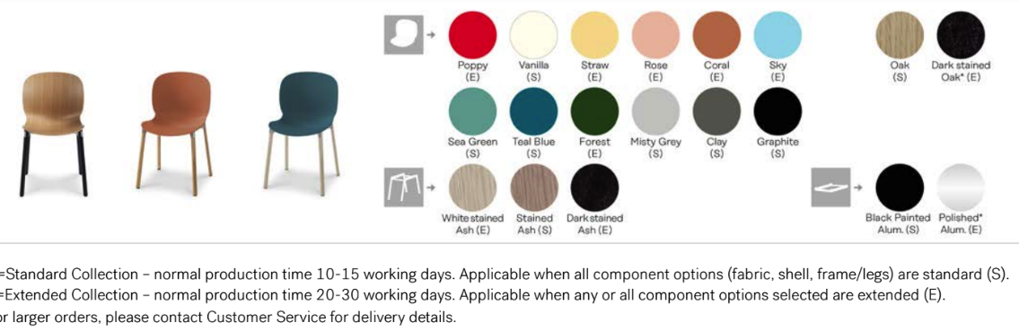 Stol Noor med träben
