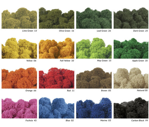 Polarmoss Flex Element färger 