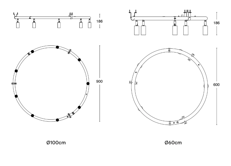 Starlight Rund armatur