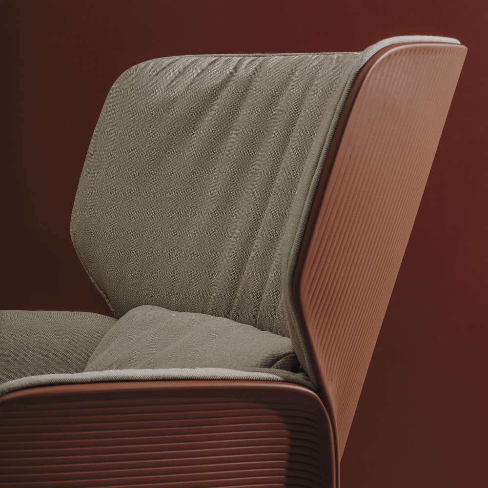 Nuez Lounge BIO övre detalj