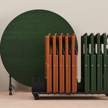 Rollo Fällbord Rund grön