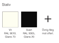 piccolo stativ material och färg