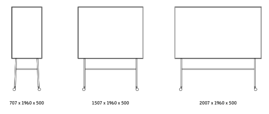  ONE Mobil whiteboard, 